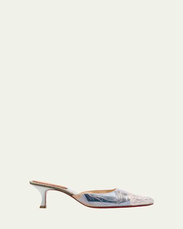 Arte Povera Trash Suede Red Sole Mules